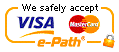 Credit card (Mastercard & Visa)