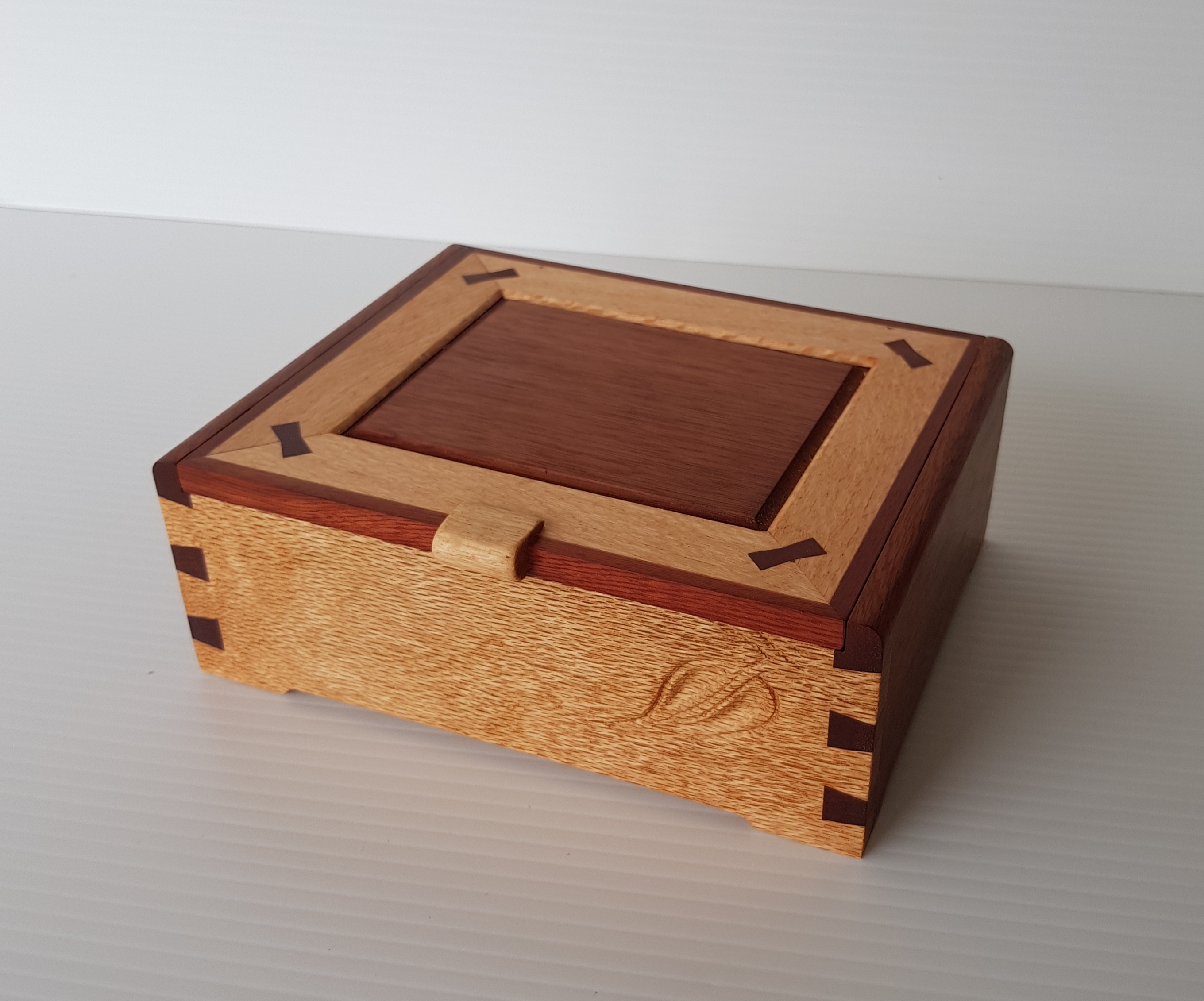 Trinket box no 1 is made individually from quality Australian timbers.